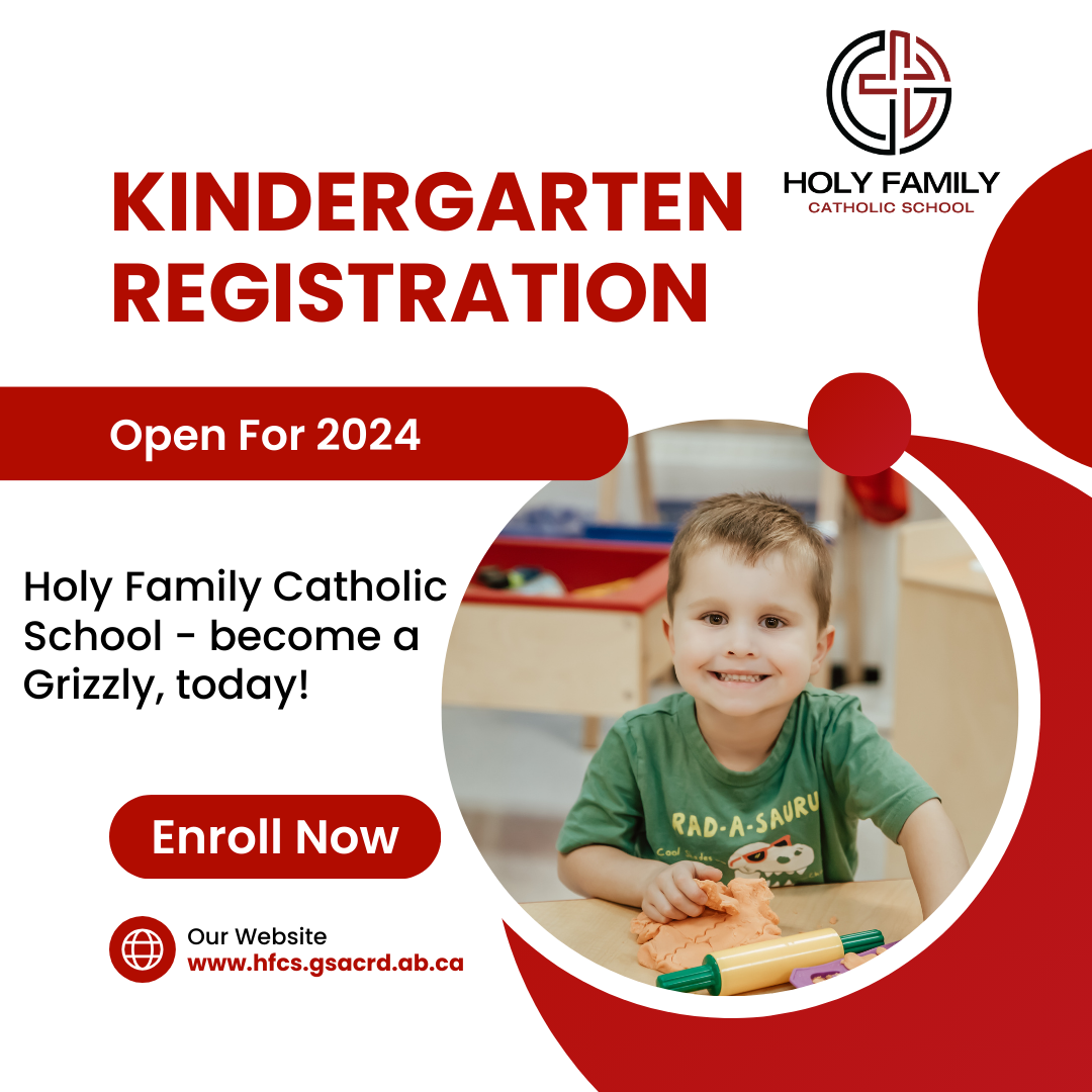 Registration Now Open for 20242025 PreK/Kindergarten Holy Family Catholic School